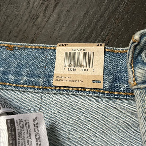 Levi 501 shorts high rise - Picture 4 of 5